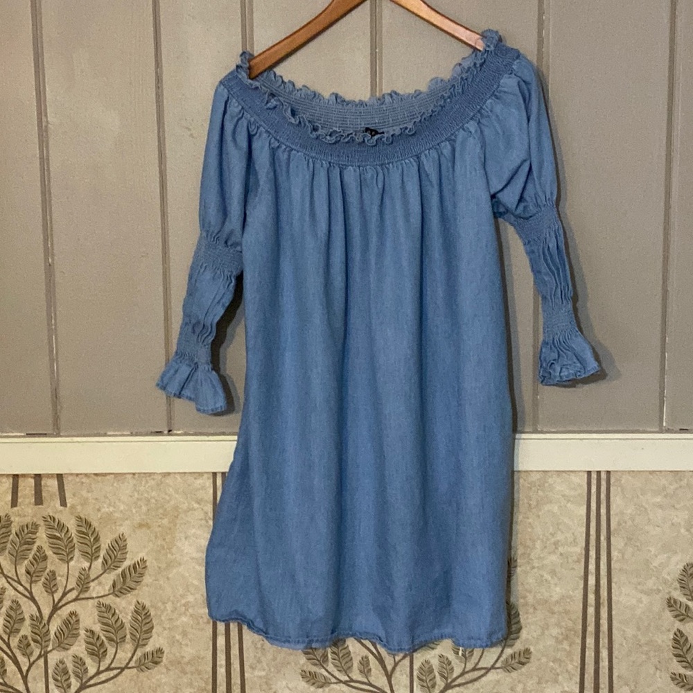 FIORE size M boho cold shoulder  mini dress or tunic  size M